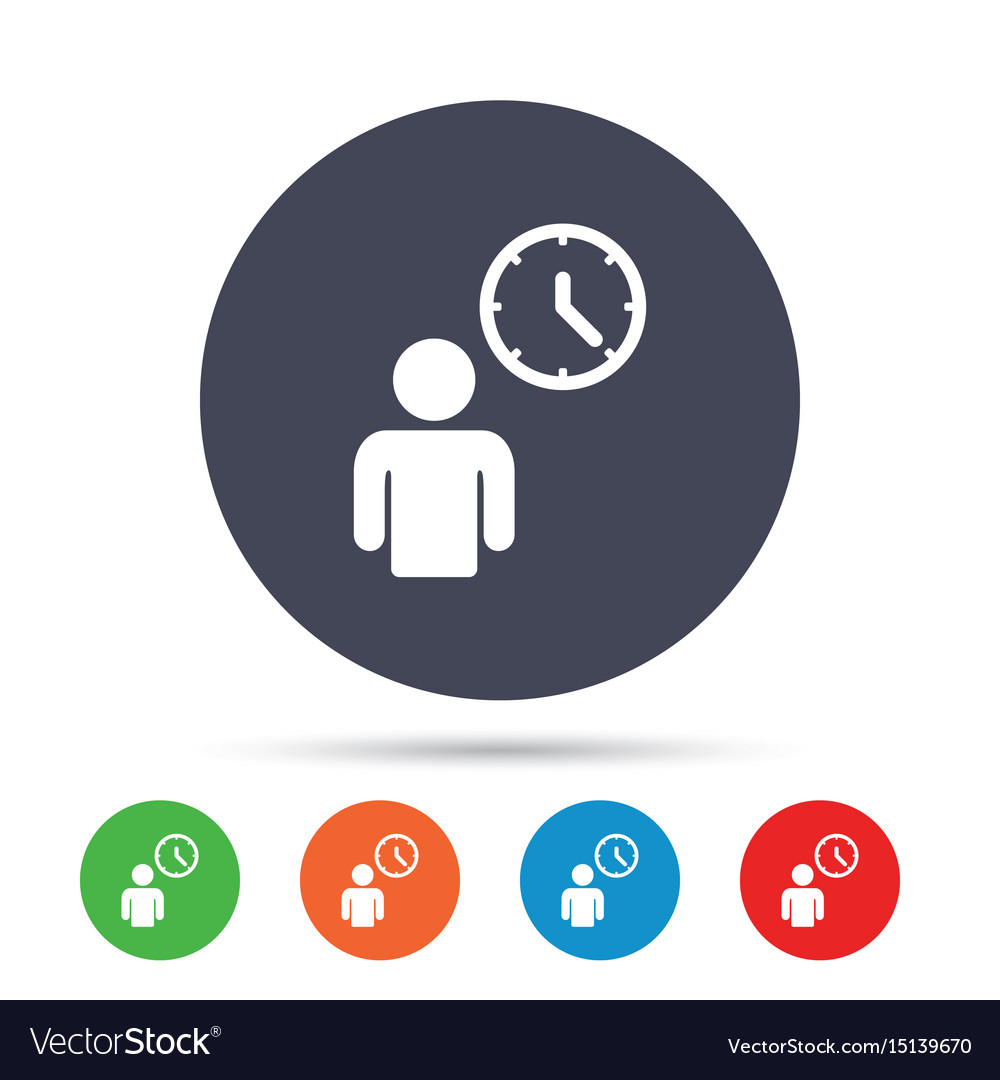 Waiting Queue Time Symbol Icon