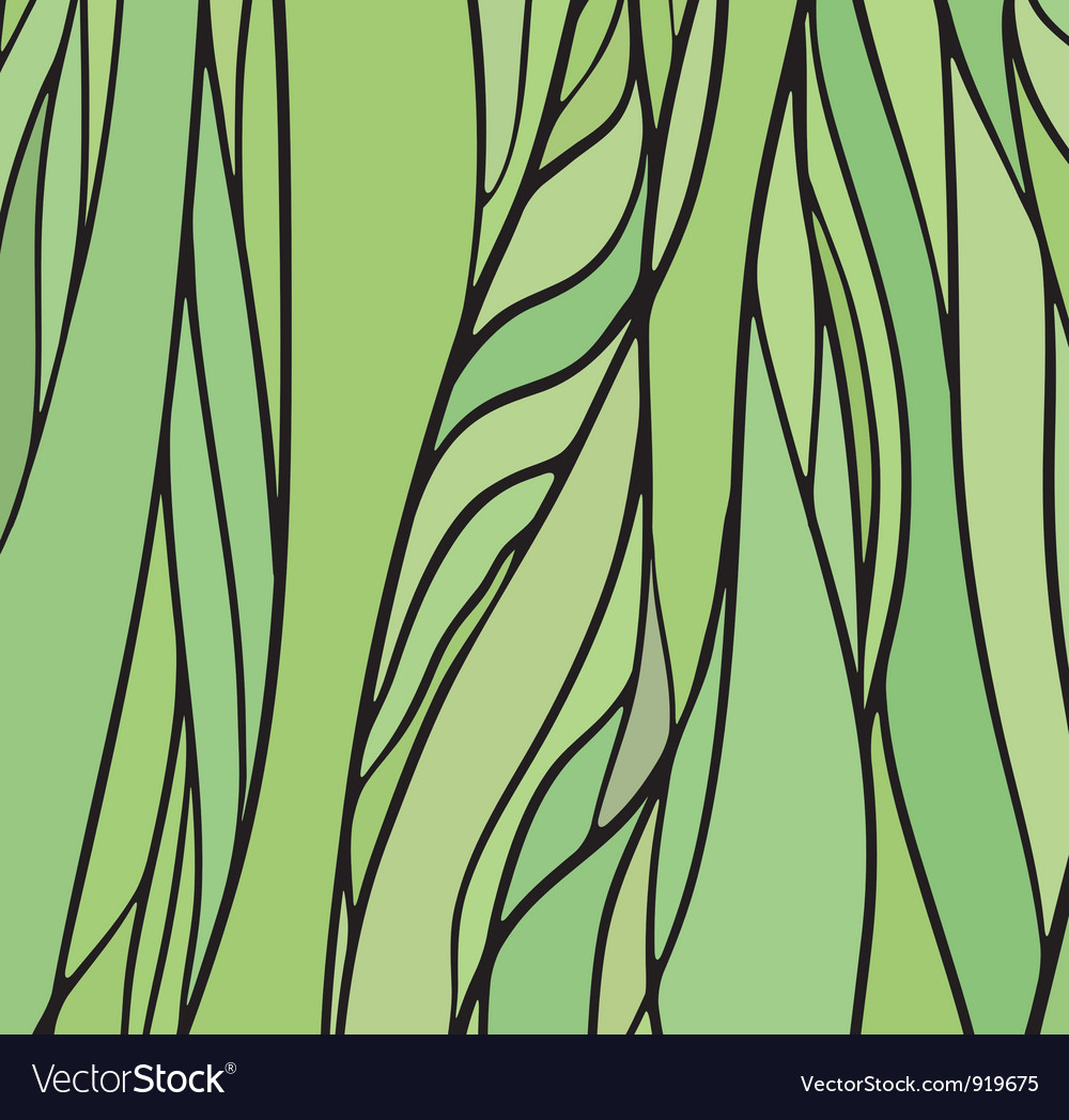 Abstract Green Window Pattern