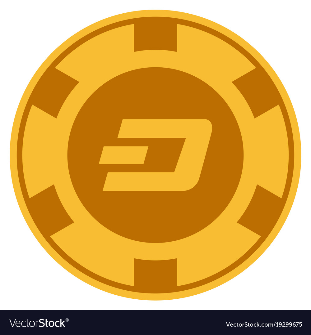 Dashcoin gold casino chip