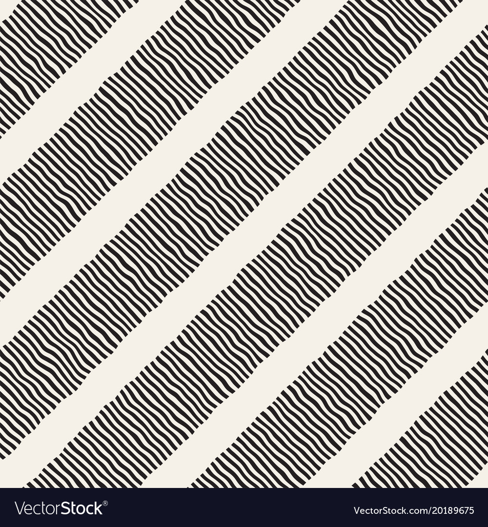 Hand drawn lines seamless pattern abstract