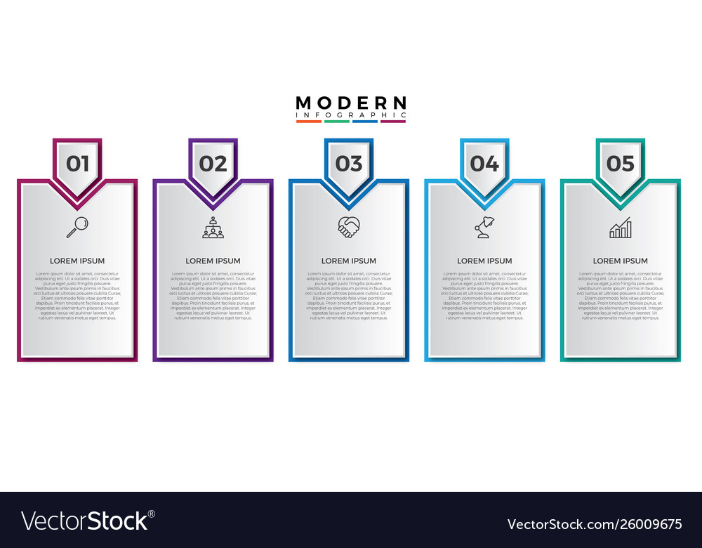 Process Flow Infographic Template