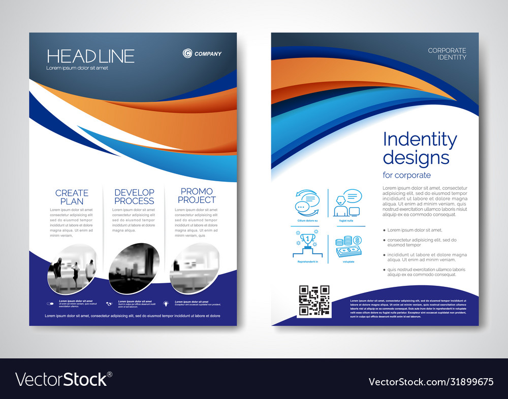 Professionelle Flyer & Broschüre Vorlage Set