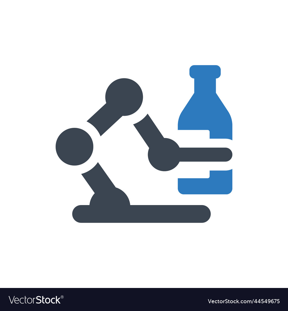 Robot barista icon