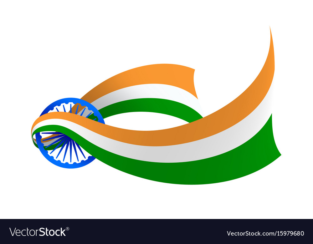 Indien Flagge kreative Variante