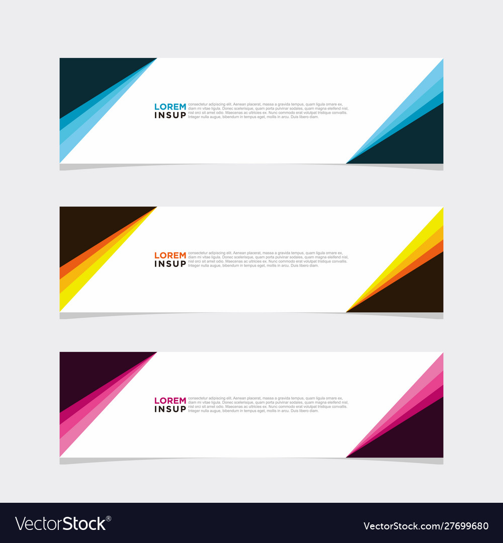 Modern banner web background abstract design