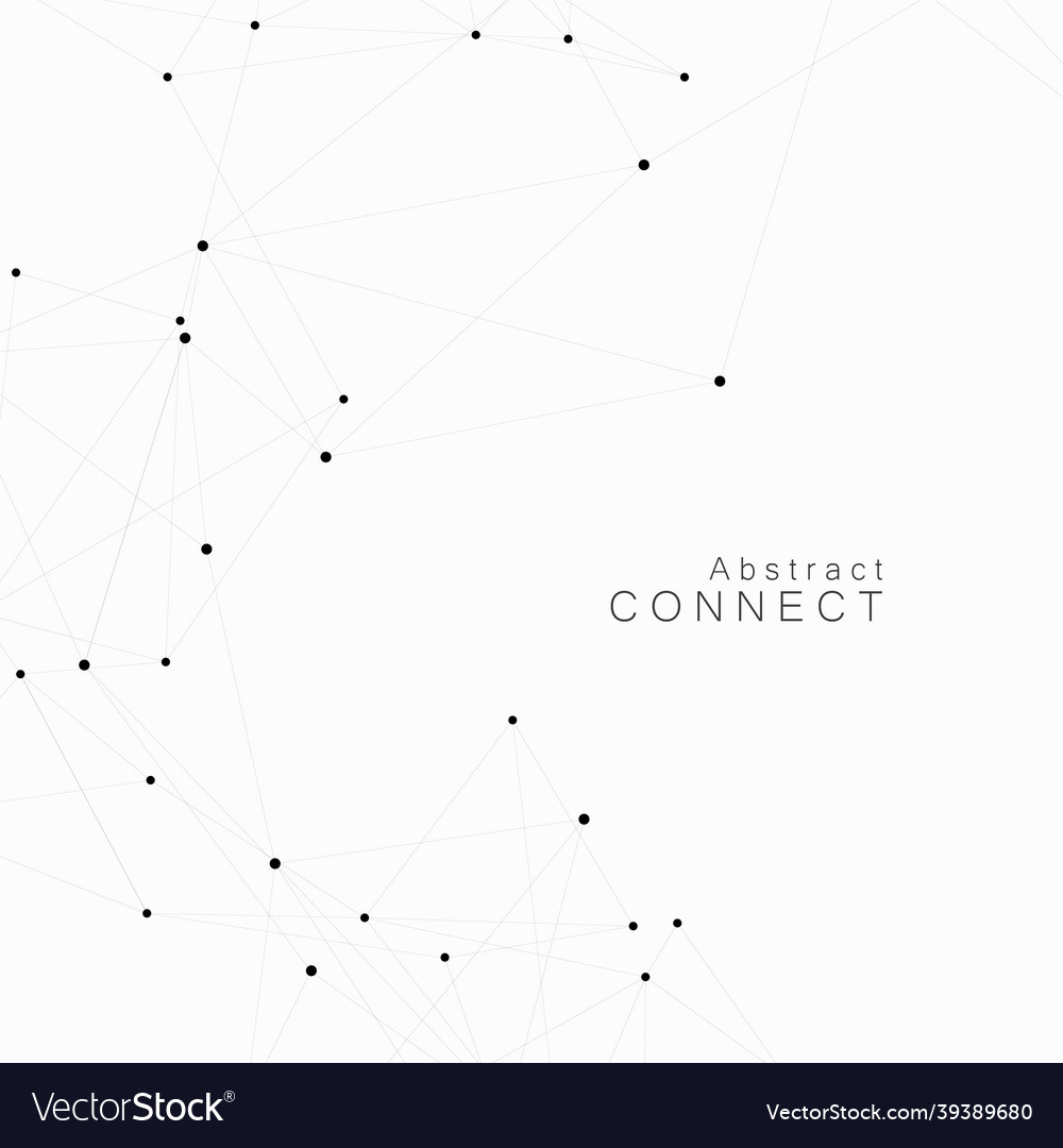 Pattern on light background communication network vector image Pattern on light background communication network
