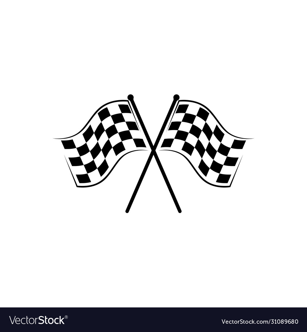 Race flag icon design Royalty Free Vector Image