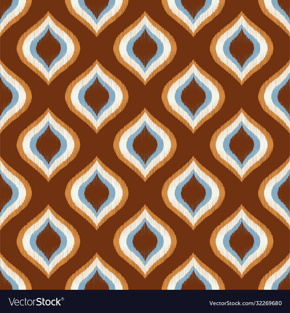 Seamless retro geometric mesh ornament wallpaper p vector image Seamless retro geometric mesh ornament wallpaper p