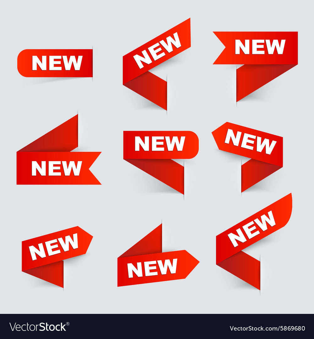 Sign new new signs isolated Royalty Free Vector Image