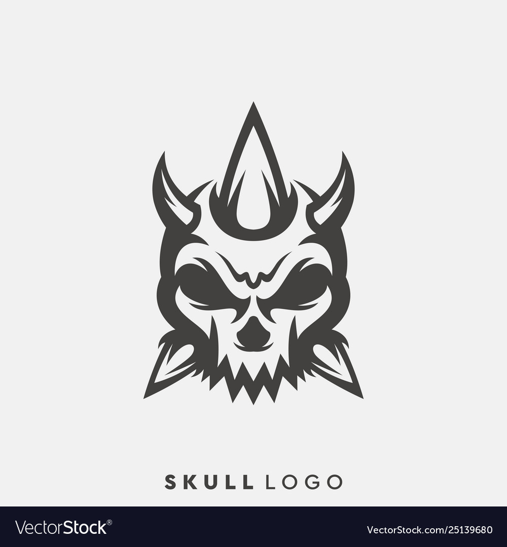 Skull logo design