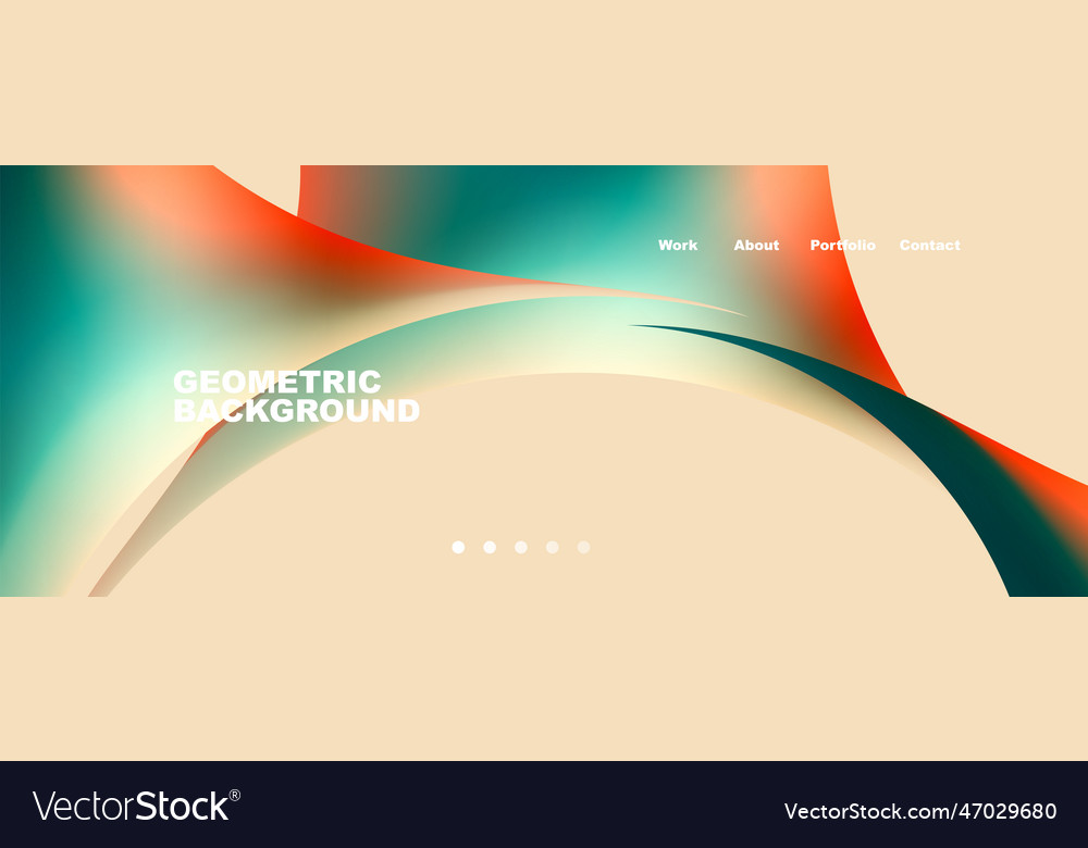 Trendy simple circle gradient abstract background vector image Trendy simple circle gradient abstract background