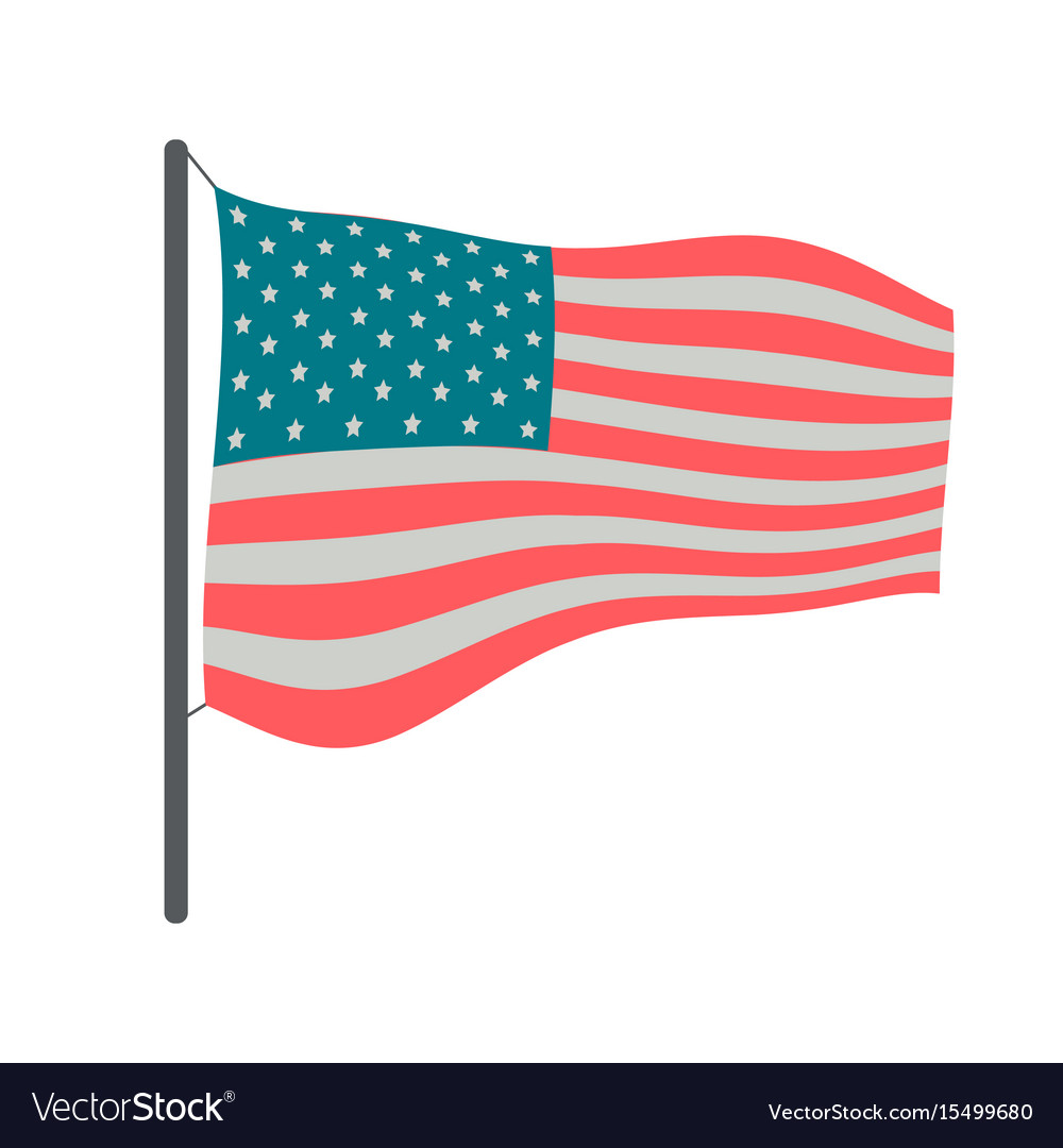 Usa flag Royalty Free Vector Image - VectorStock