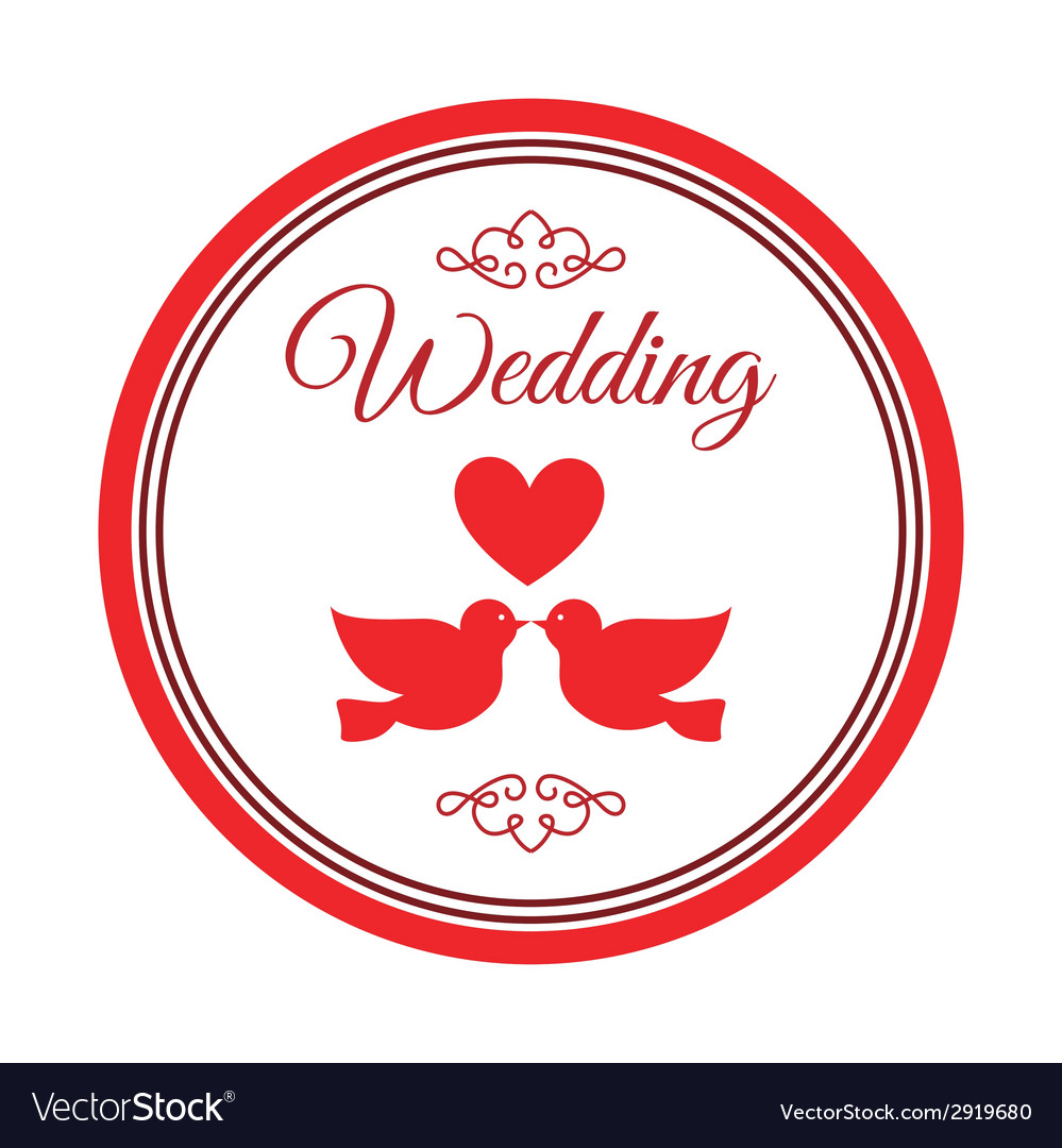 Wedding label