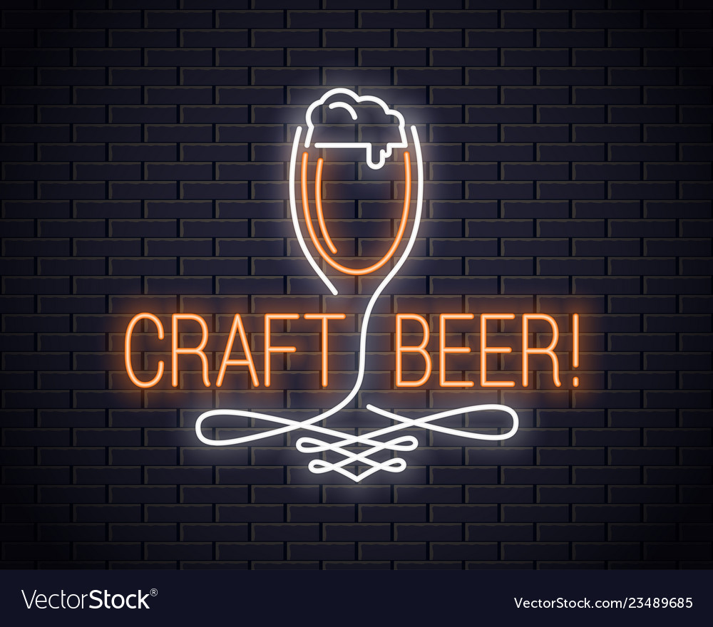 craft beer neon signs