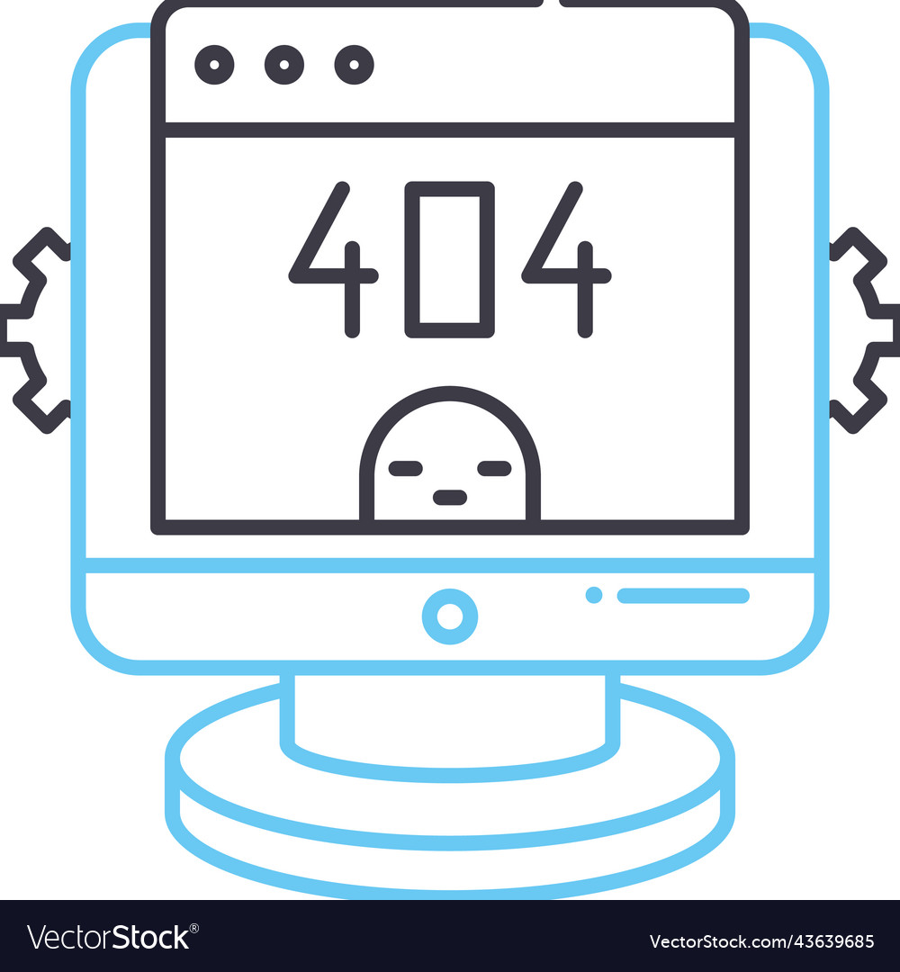 Blockly line icon outline symbol Royalty Free Vector Image