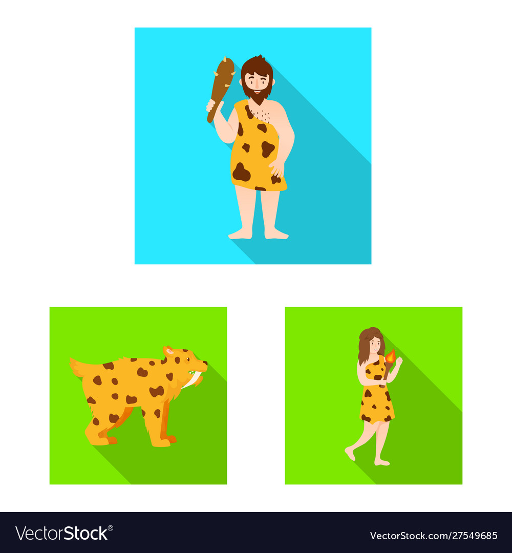 Isolated object evolution and neolithic symbol Vector Image Isolated object evolution and neolithic symbol