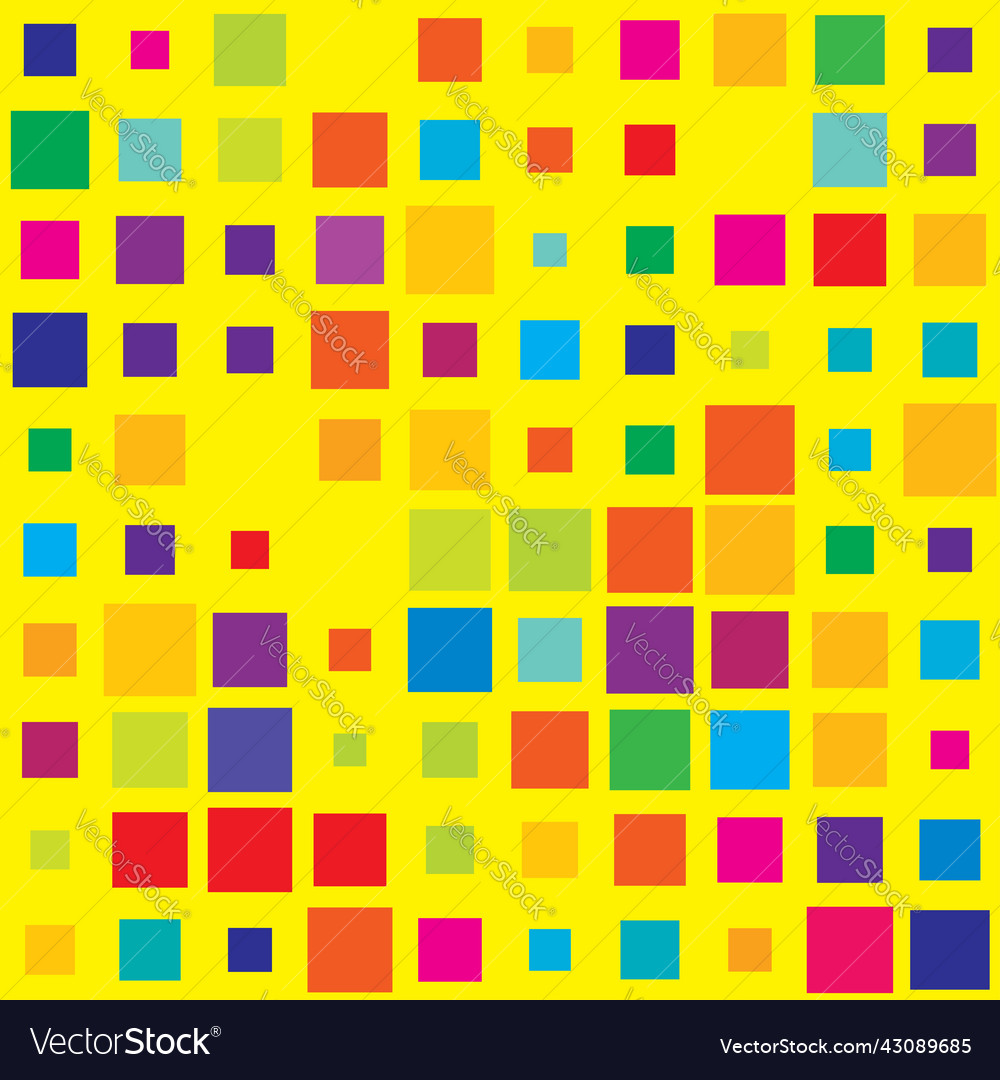 Random square tiles seamless repeatable pattern vector image Random square tiles seamless repeatable pattern