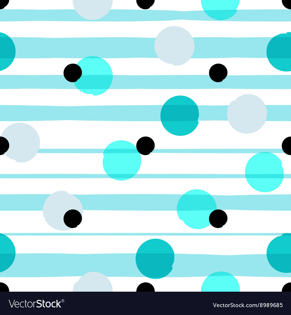 Seamless universal pattern polka dots circles