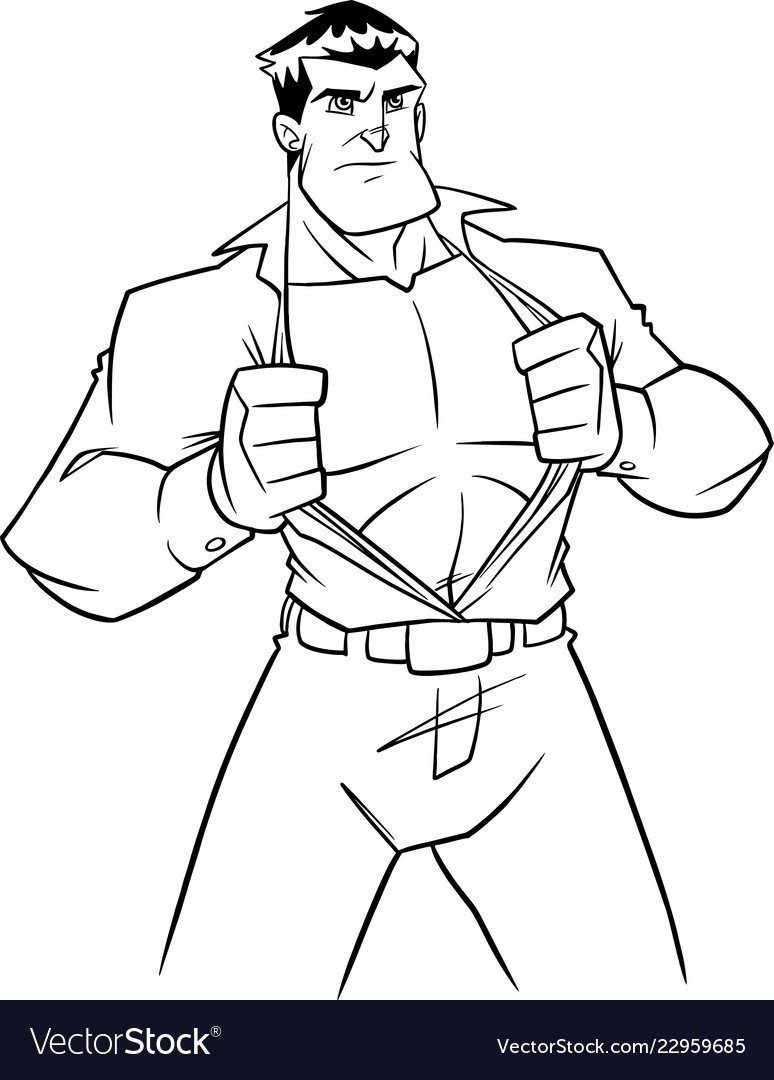 business super suit costume Vector Illustration hero businessman casual Superhero Under Cover Casual and Ray Light Background