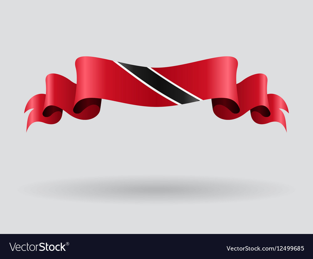 Trinidad And Tobago Wavy Flag Royalty Free Vector Image 8789