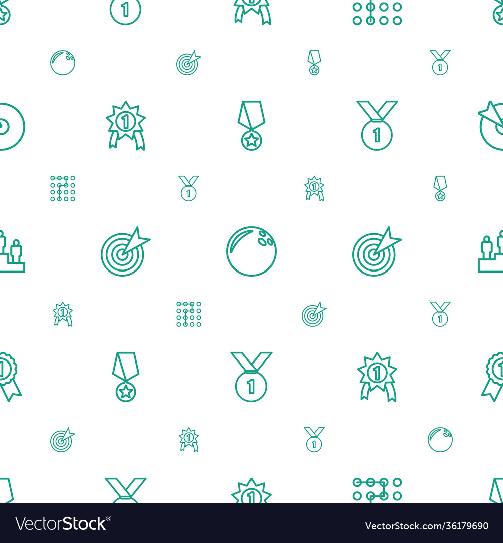 Challenge icons pattern seamless white background