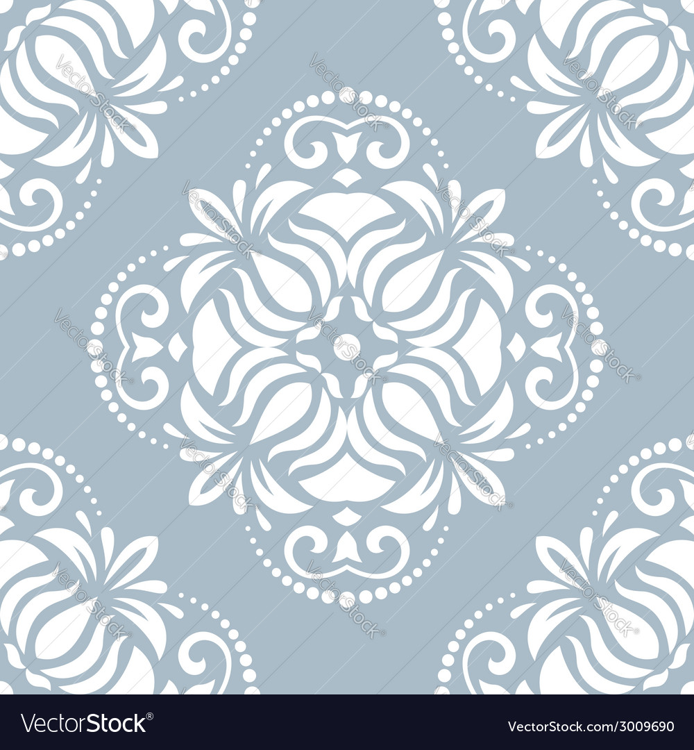Floral seamless pattern orient abstract background