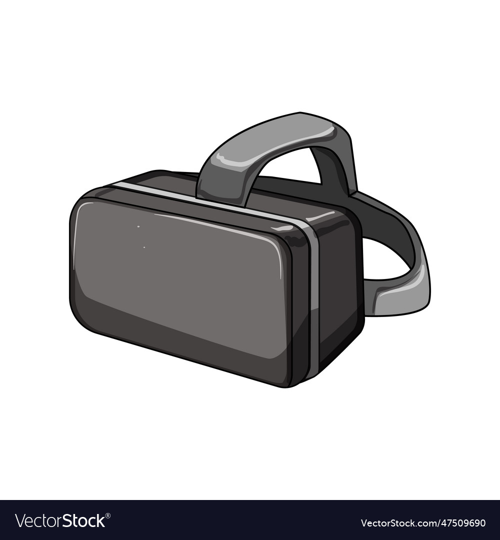 Zukunft vr brille karikatur