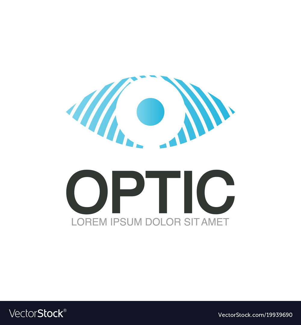 Optic logo template