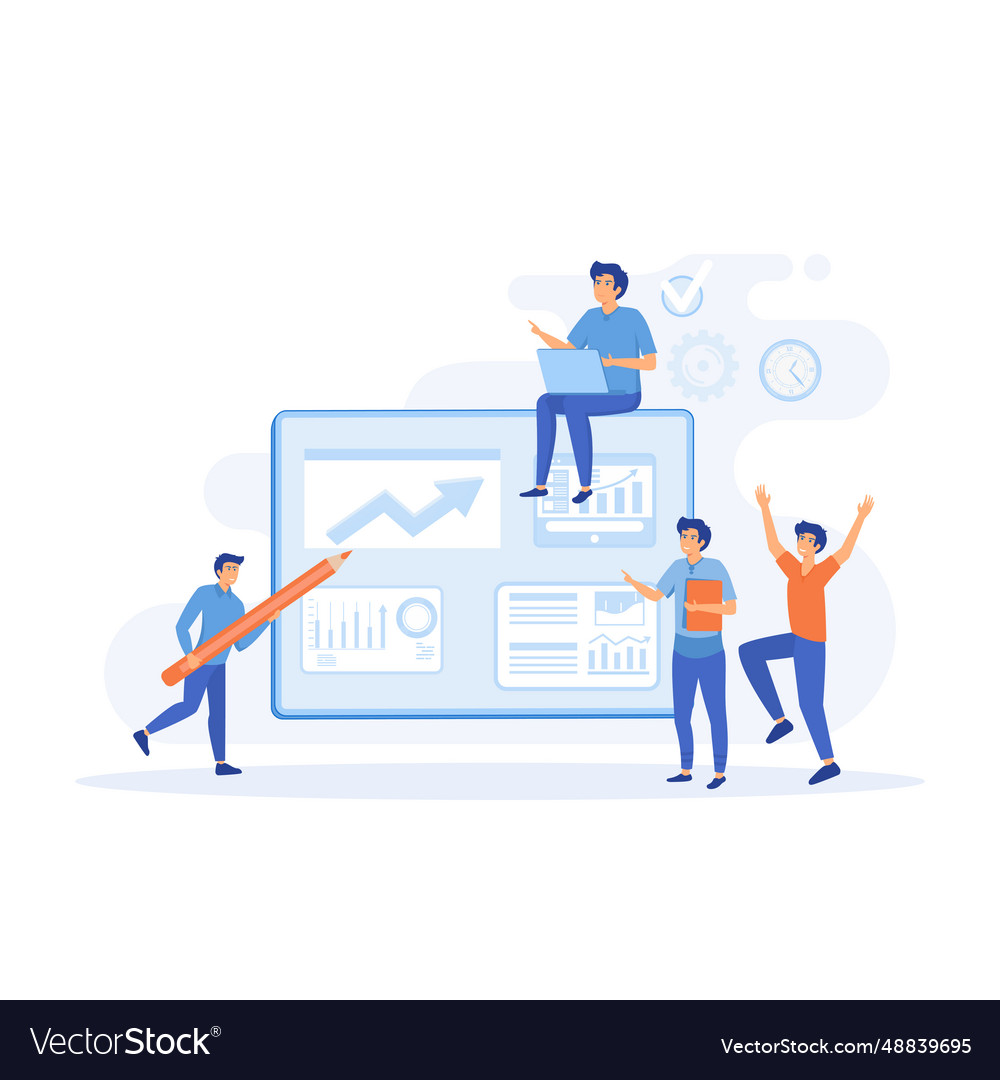Agile project management concept work flow