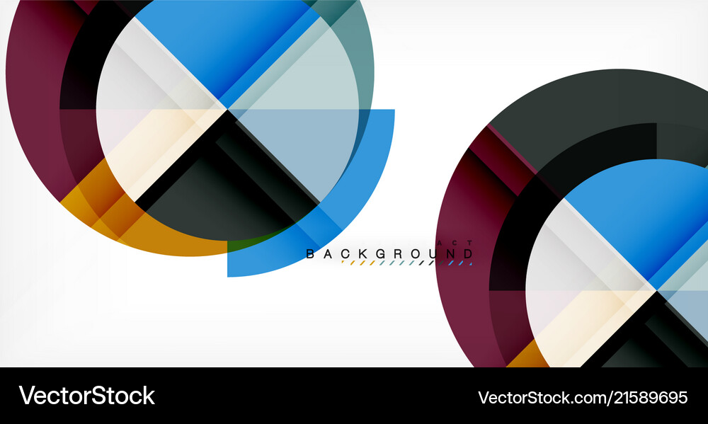 Circle abstract background Royalty Free Vector Image