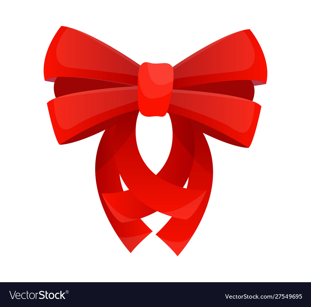 Elegant Red Bow Decoration
