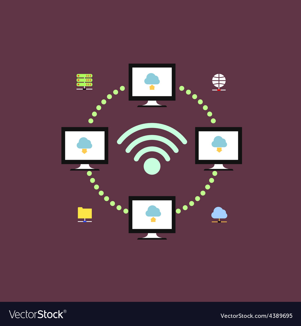 Network Royalty Free Vector Image - VectorStock