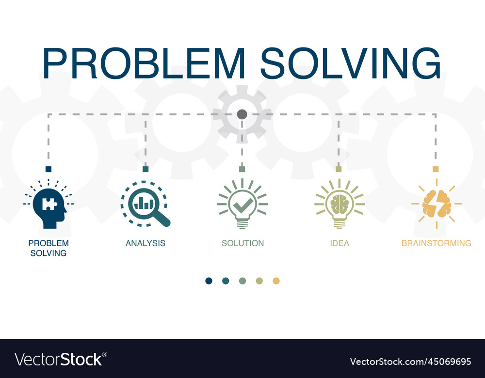 Problem Solving Analysis Solution Idea Royalty Free Vector