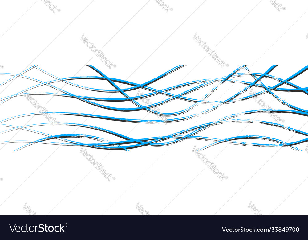 Abstract background wavy intertwining lines