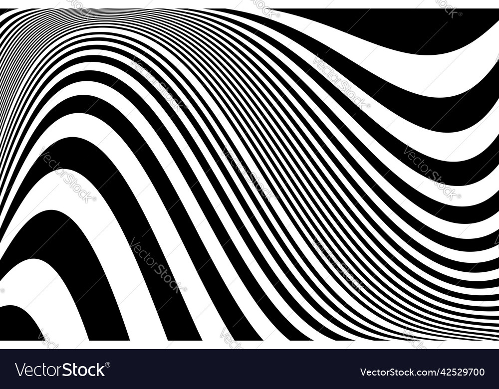 Abstract wavy lines texture with twisting vector image Abstract wavy lines texture with twisting