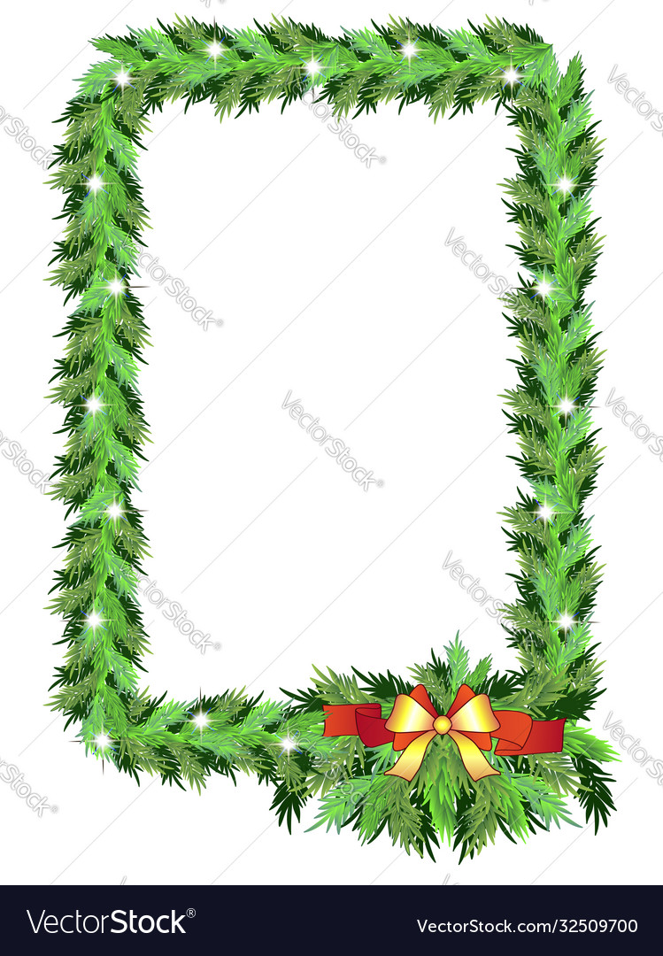 Coniferous Christmas Frame