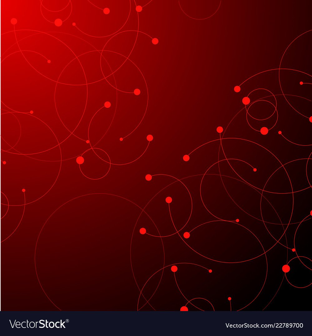 Connected Circles & Dots Pattern