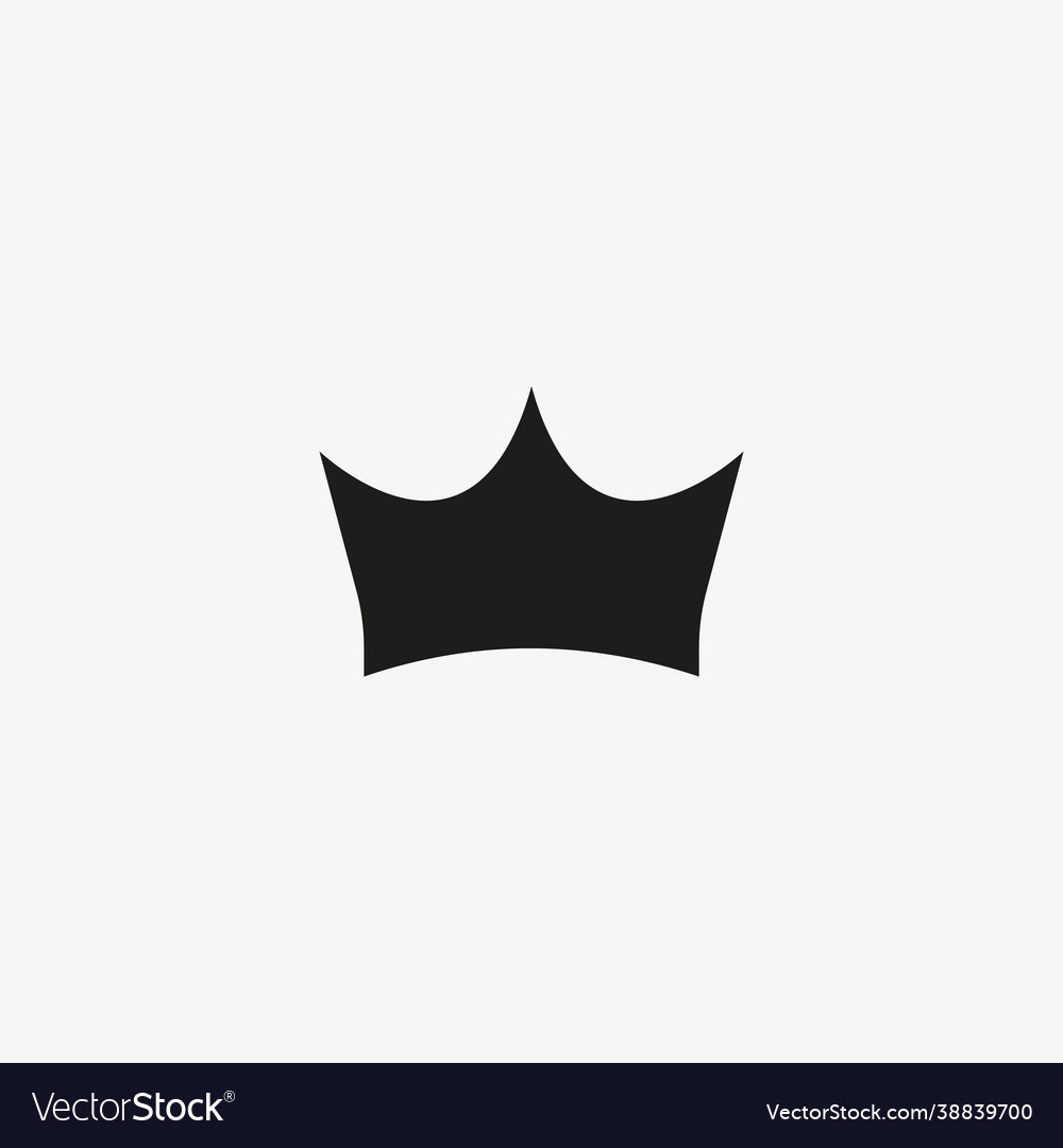Crown icon for games ui design concept premium vector image Crown icon for games ui design concept premium