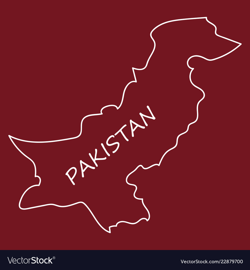 Grunge map of pakistan with pakistanian flag