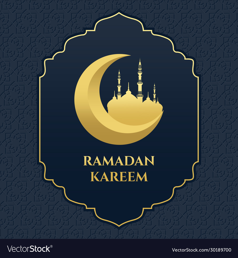 Islamic background design for ramadan kareem Vector Image