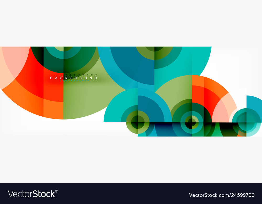 Minimal geometric circles and triangles abstract vector image Minimal geometric circles and triangles abstract