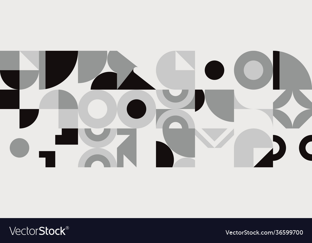 Monochrome abstract pattern design