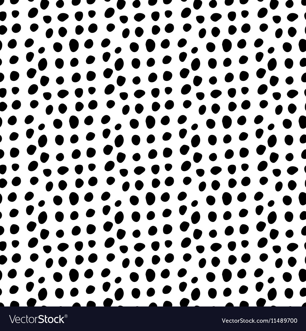 Seamless pattern with polka dot texture