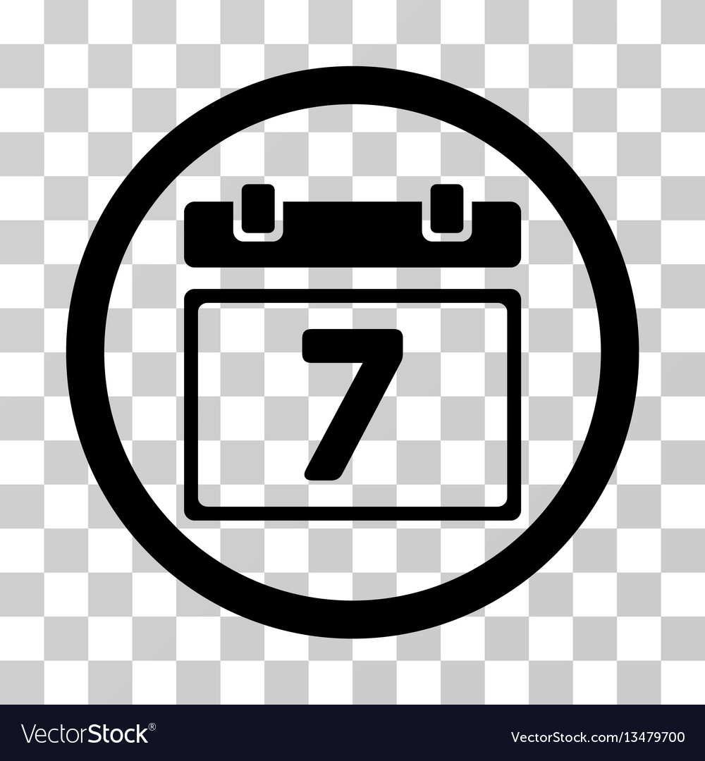 Week rounded icon