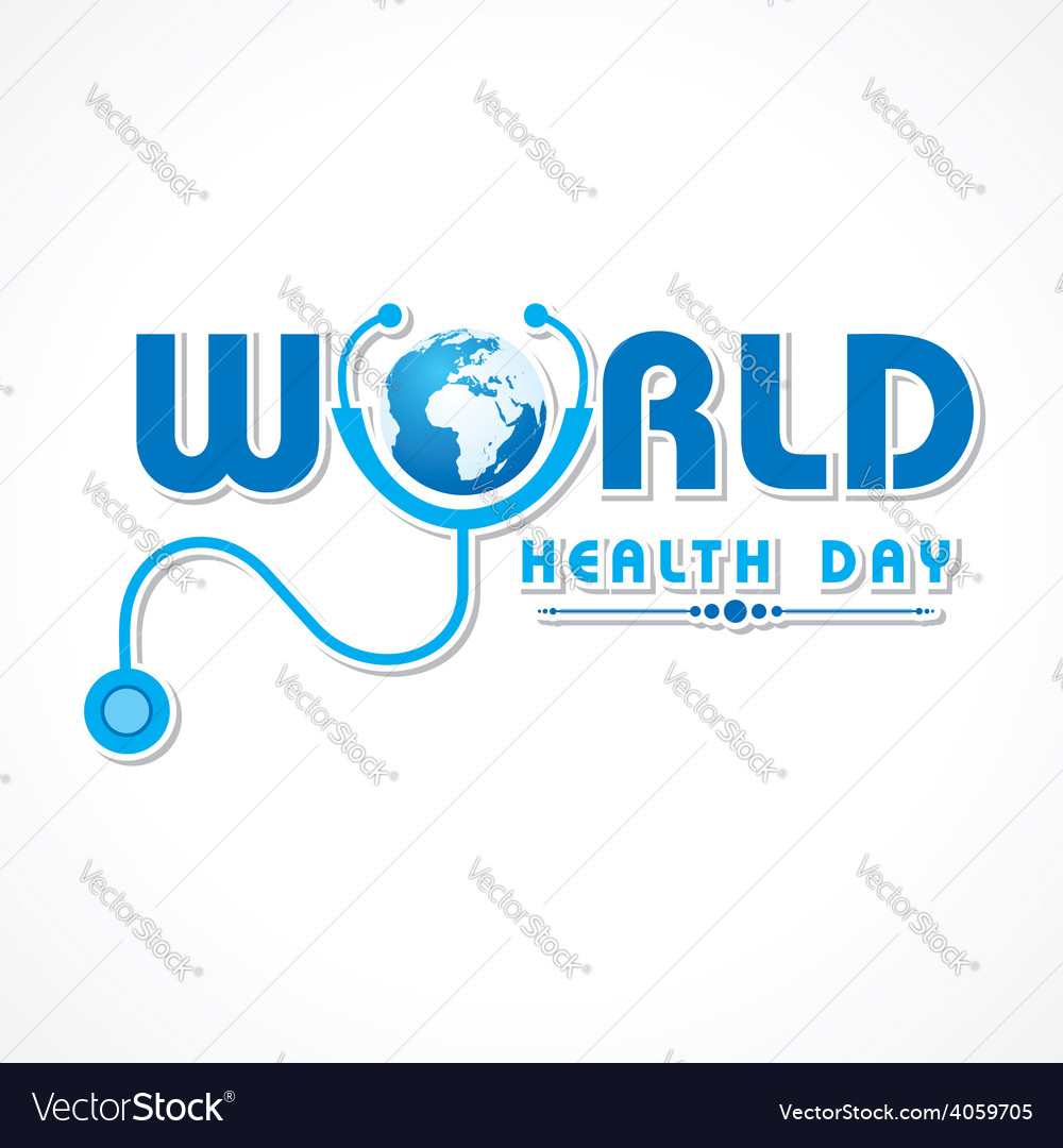 Creative world health day greeting