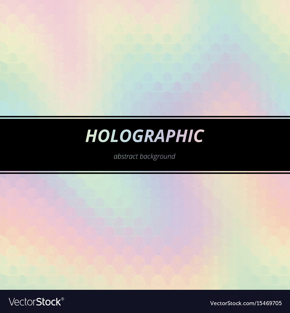 Holographic Rainbow Gradient