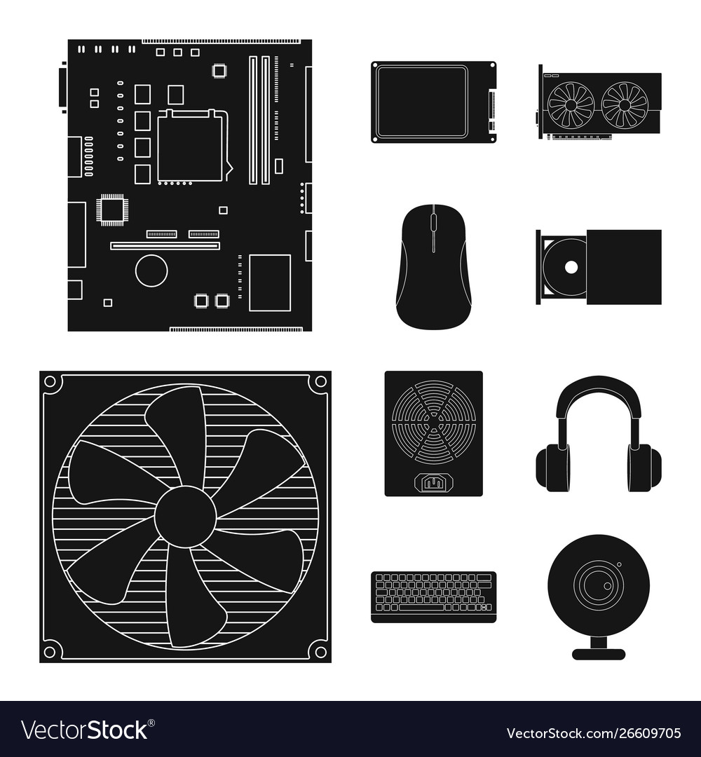 Isolated object internet and electronics sign vector image Isolated object internet and electronics sign