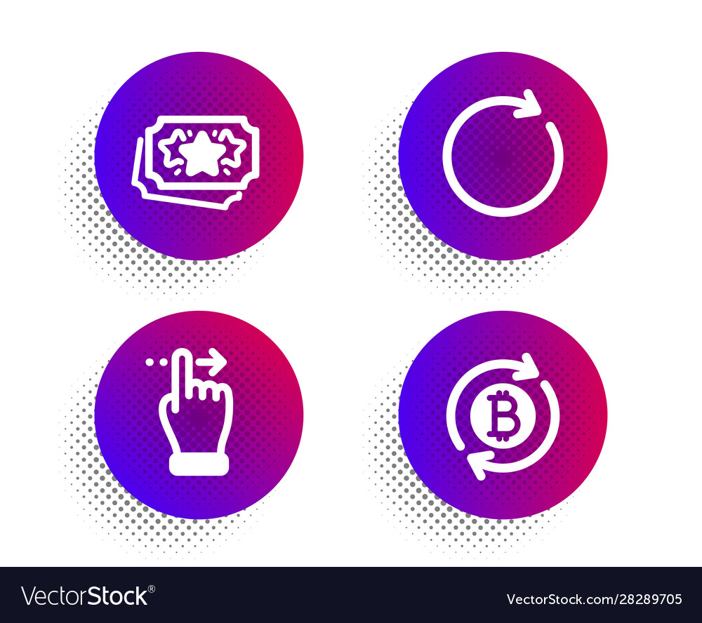 Loyalty points synchronize and touchscreen vector image Loyalty points synchronize and touchscreen