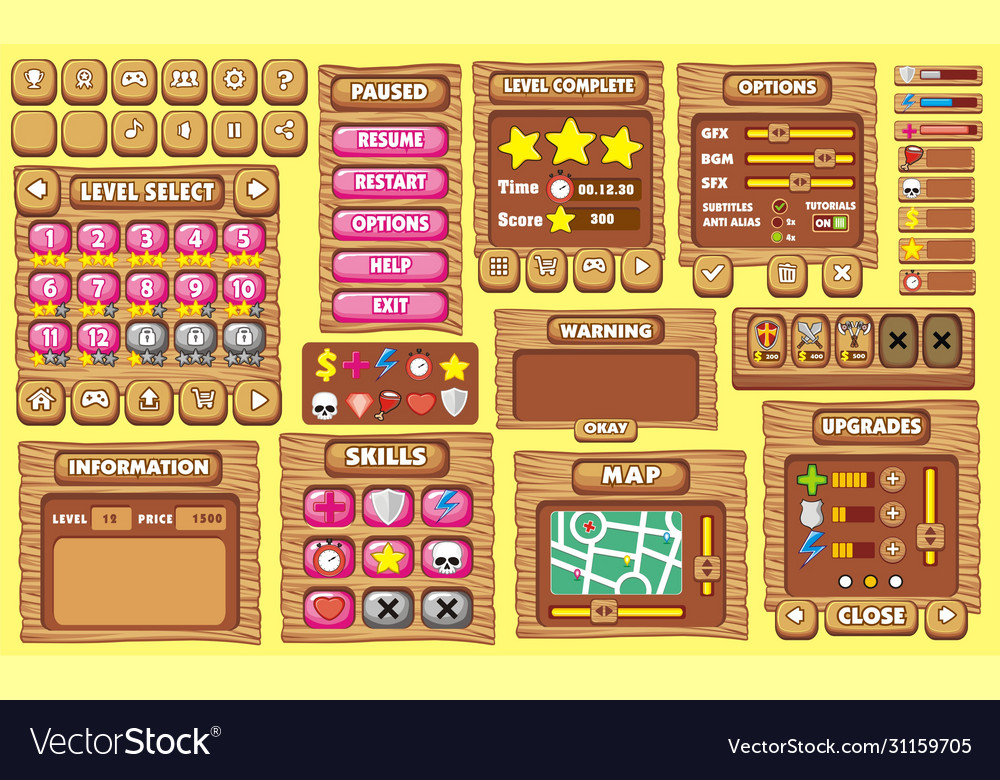 Platform Game UI