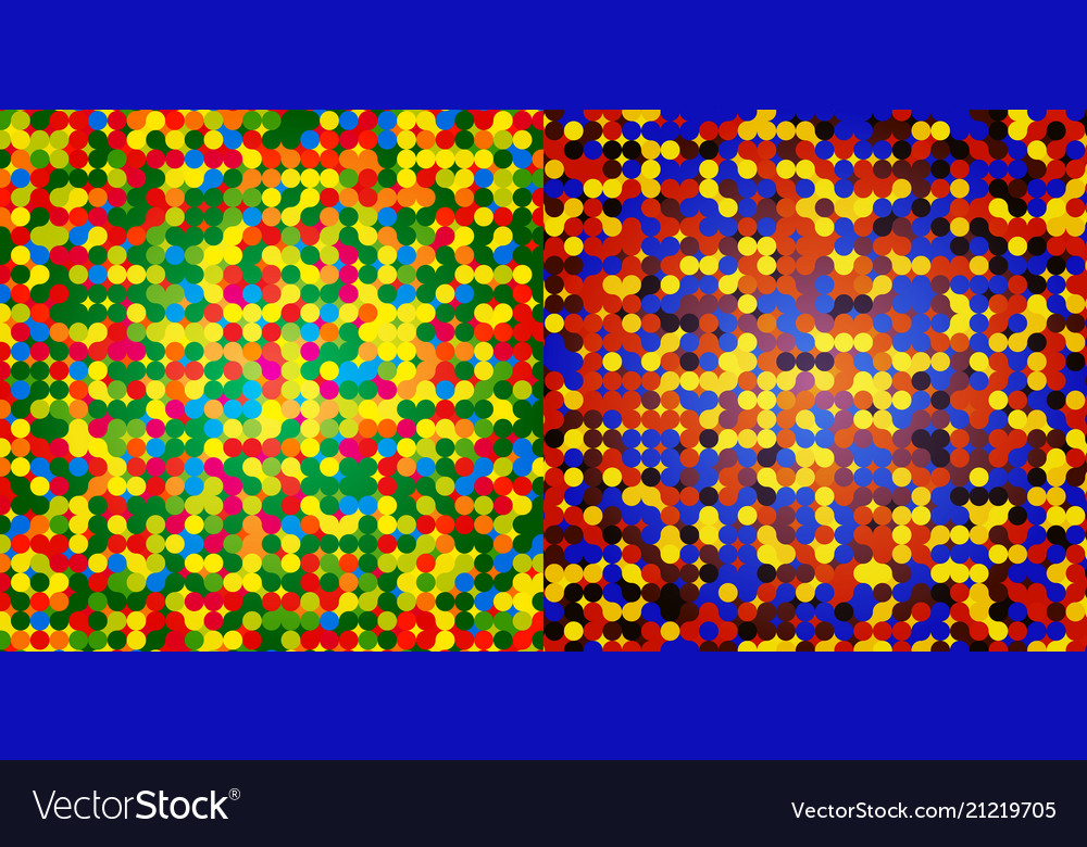Set of abstract triangle pattern background